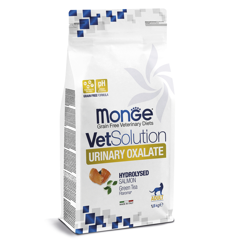 Корм для кошек Monge VetSolution Urinary Oxalate при МКБ оксалатного типа сух 15кг 3010₽