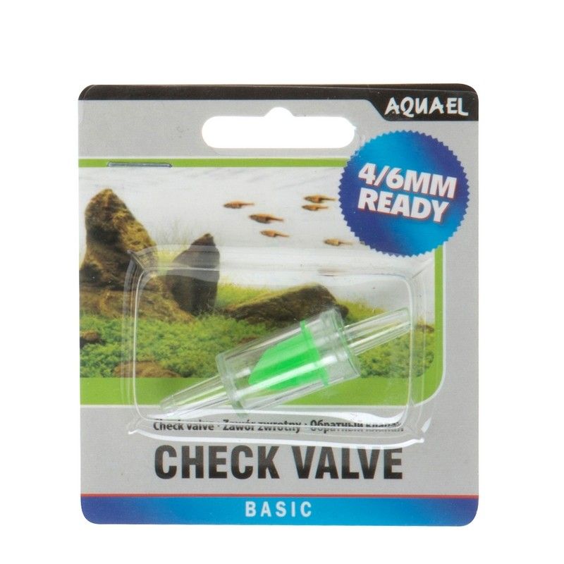 Обратный клапан AQUAEL Check Valve 1 4 6 4mm check valve pp plastic non return valve one way valve for air water oil spring check valve with pressure