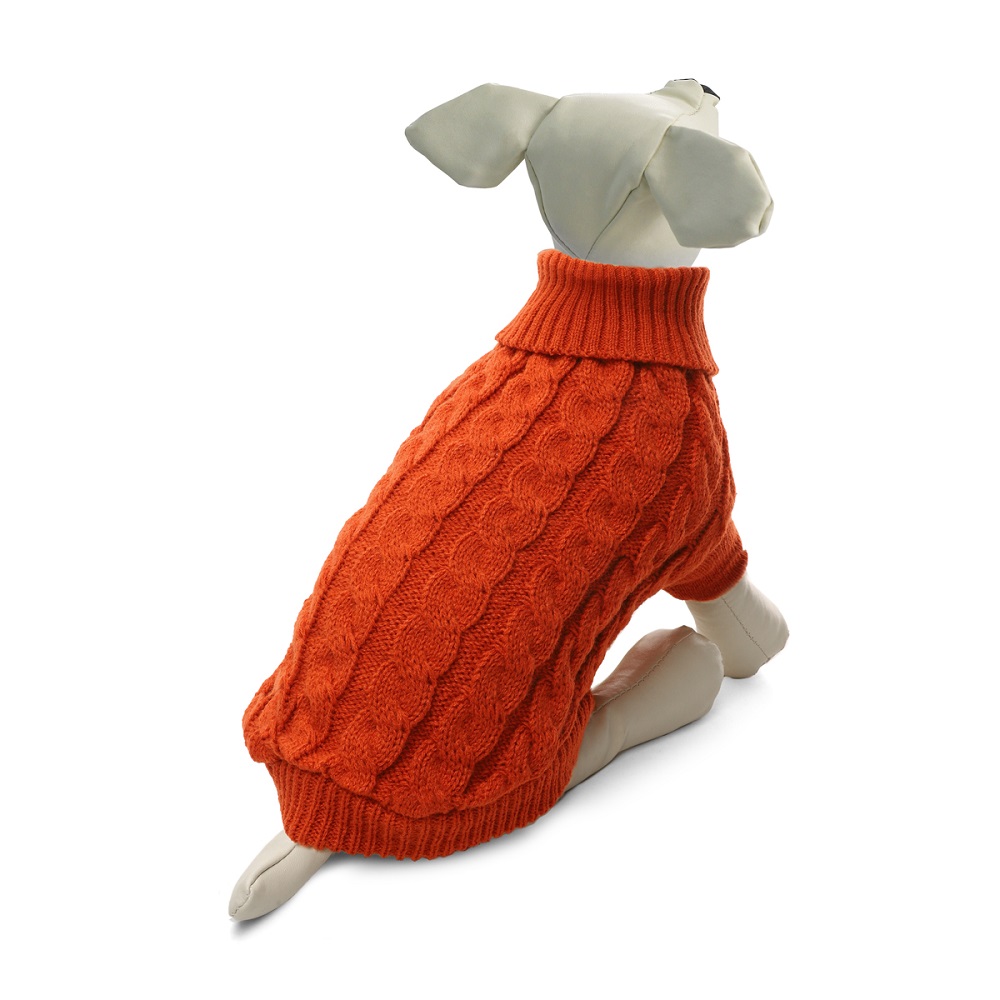Свитер для собак TRIOL Янтарь S кирпичный дл по спине 25см 751₽