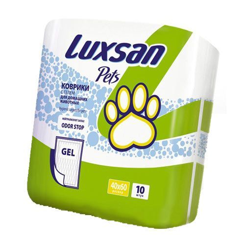 Коврик для кошек и собак Luxsan Premium GEL 40*60см 10шт luxsan пелёнка premium extra 60х60 10 12