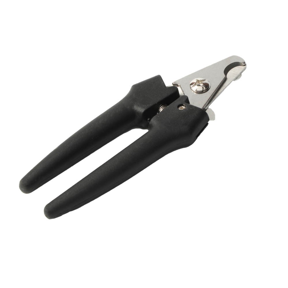 Когтерез для собак SIMA LAND Пижон боковой большой с прямыми ручками, отверстие 14мм, чёрный