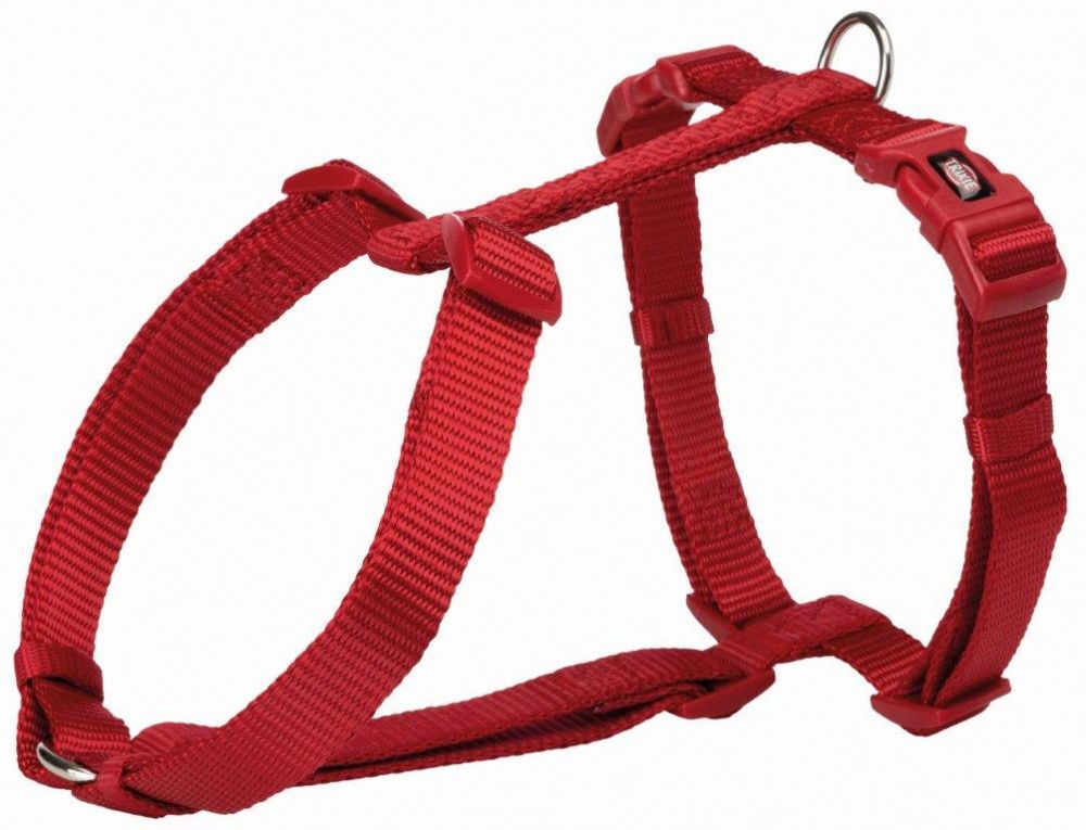 Шлейка для собак TRIXIE Premium, XS–S: 30–44см/10мм, красный воротник защитный trixie для собак надувной xs синий