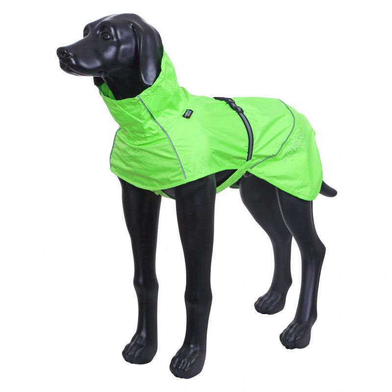 Куртка для собак RUKKA HASE RAIN 47см лайм брелок для собак с гравировкой мальтипу лайм