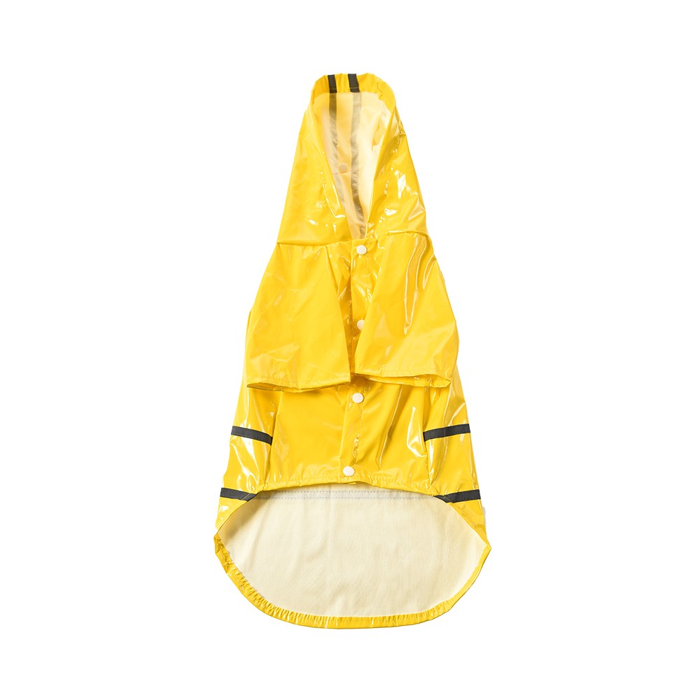 дождевик размер xl желтый Дождевик для собак Foxie Rain XL (длина спины 45см) желтый с полосами