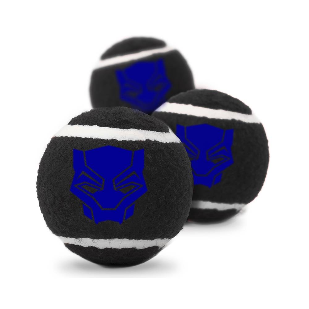 Игрушка для собак Buckle-Down Чёрная Пантера Теннисные мячики чёрный nobby игрушка для собак мячики мордашки