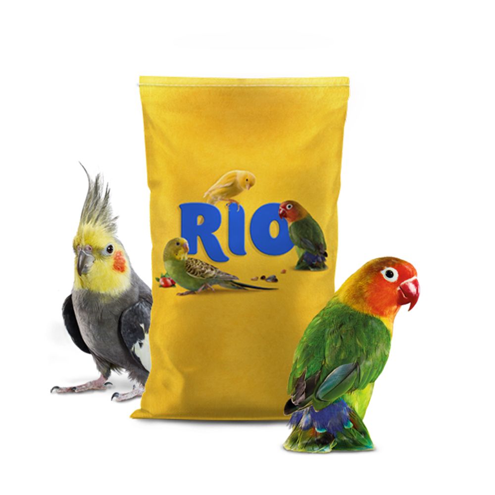 Корм для птиц RIO Основной рацион для средних попугаев 20кг