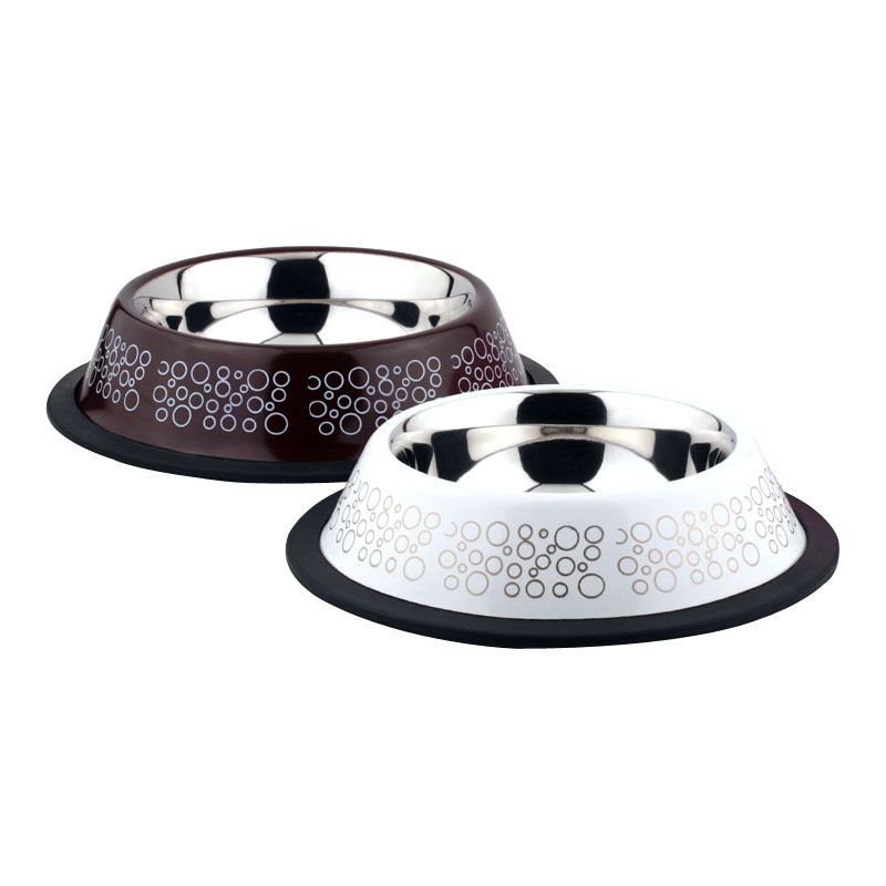Миска для животных Foxie Circle Bowl металлическая 400мл миска для животных foxie rivel shade bowl металлическая 700мл