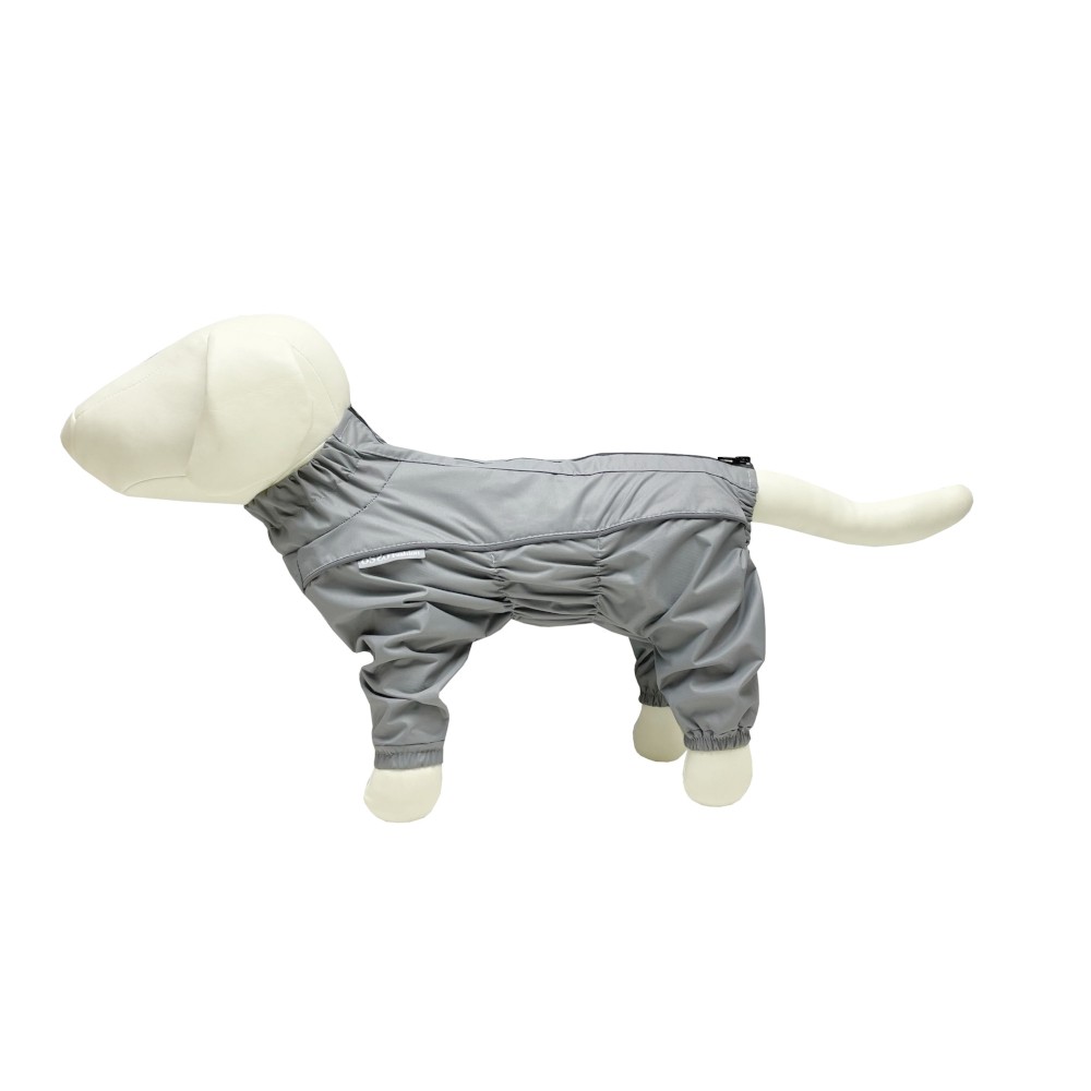 Комбинезон для собак OSSO-Fashion (сука) мембрана, серый р.28-2 комбинезон демисезонный на меху для собак osso fashion р 32 сука