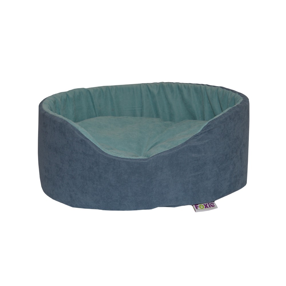 Лежак для животных Foxie Cream Manor 60х45см синий фото