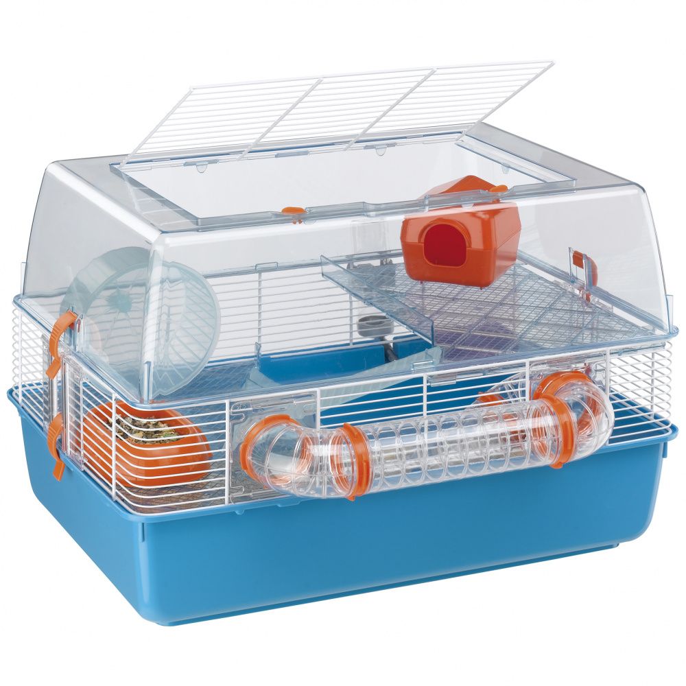 Клетка для грызунов FERPLAST Duna Fun синяя 55 x 47 x h 37,5 cm