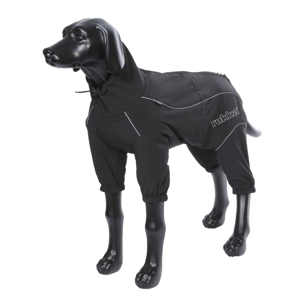 Комбинезон для собак RUKKA Thermal Overall черный Размер 25см S
