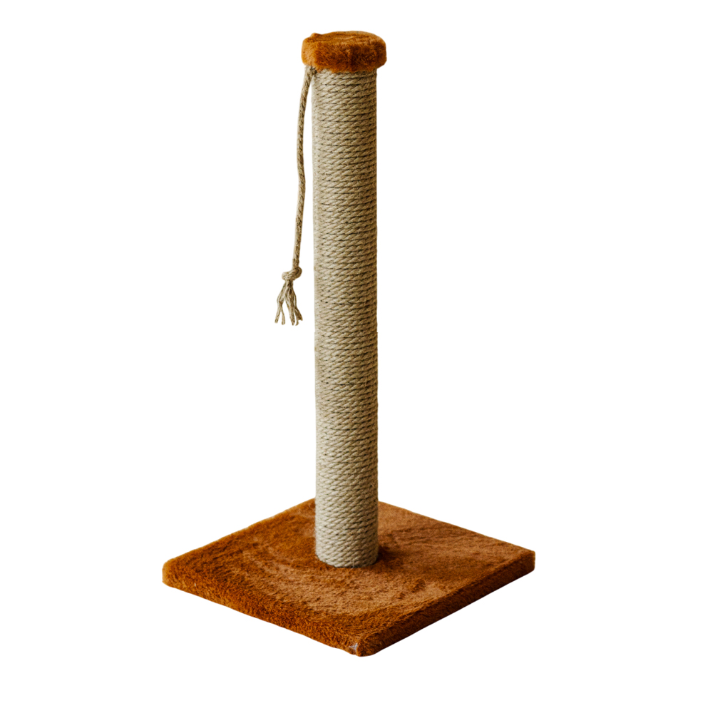 Когтеточка для кошек ПУШОК Столбик 65см коричневый 951₽