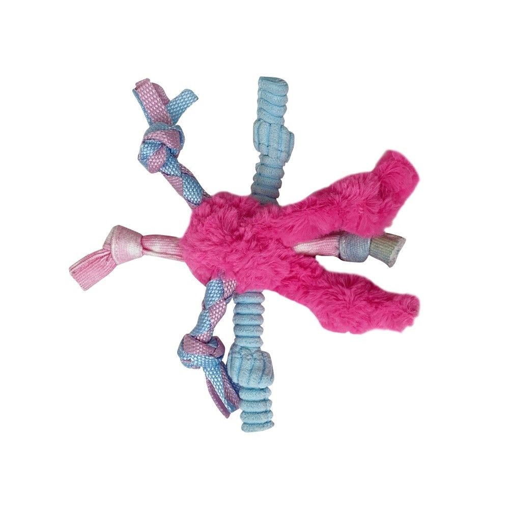 Игрушка для собак CHOMPER Unicorn Beach Party Мяч-узел с веревками S 19 см игрушка для собак гантель с веревками 40см латекс