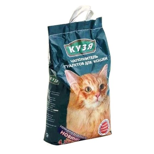Наполнитель КУЗЯ для кошачьего туалета, впитывающий