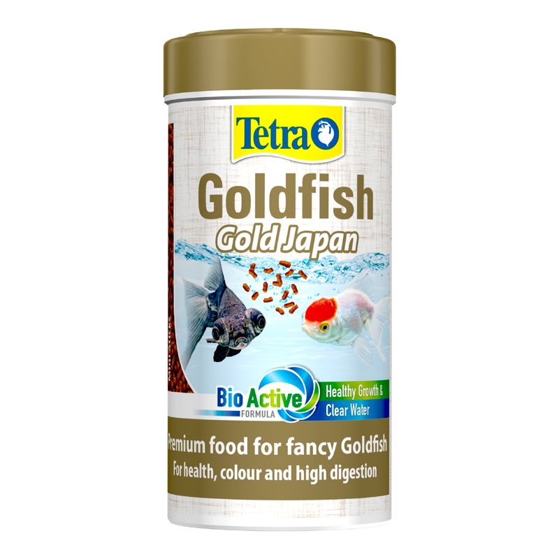 Корм для рыб TETRA Goldfisch Gold Japan в шариках, от перевертывания золотых рыб 250мл
