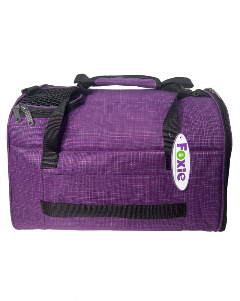 Сумка-переноска для животных Foxie Бриджит 40х22х28см фиолетовая сумка переноска для животных foxie бриджит 40х22х28см фиолетовая