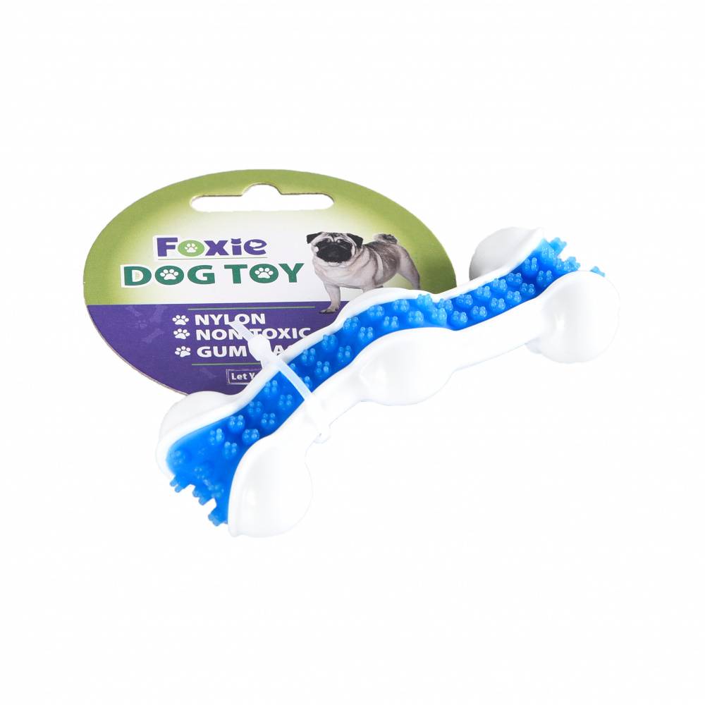 Игрушка для собак Foxie Косточка массажная размер S 10х3,8х3см нейлон