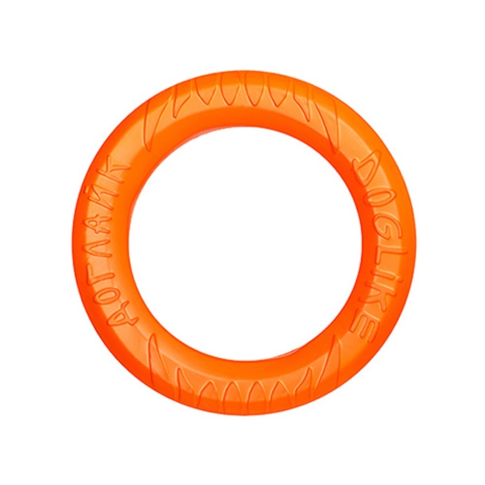 Игрушка для собак DOGLIKE Снаряд Tug&Twist Кольцо 8-мигранное малый (Оранжевый)