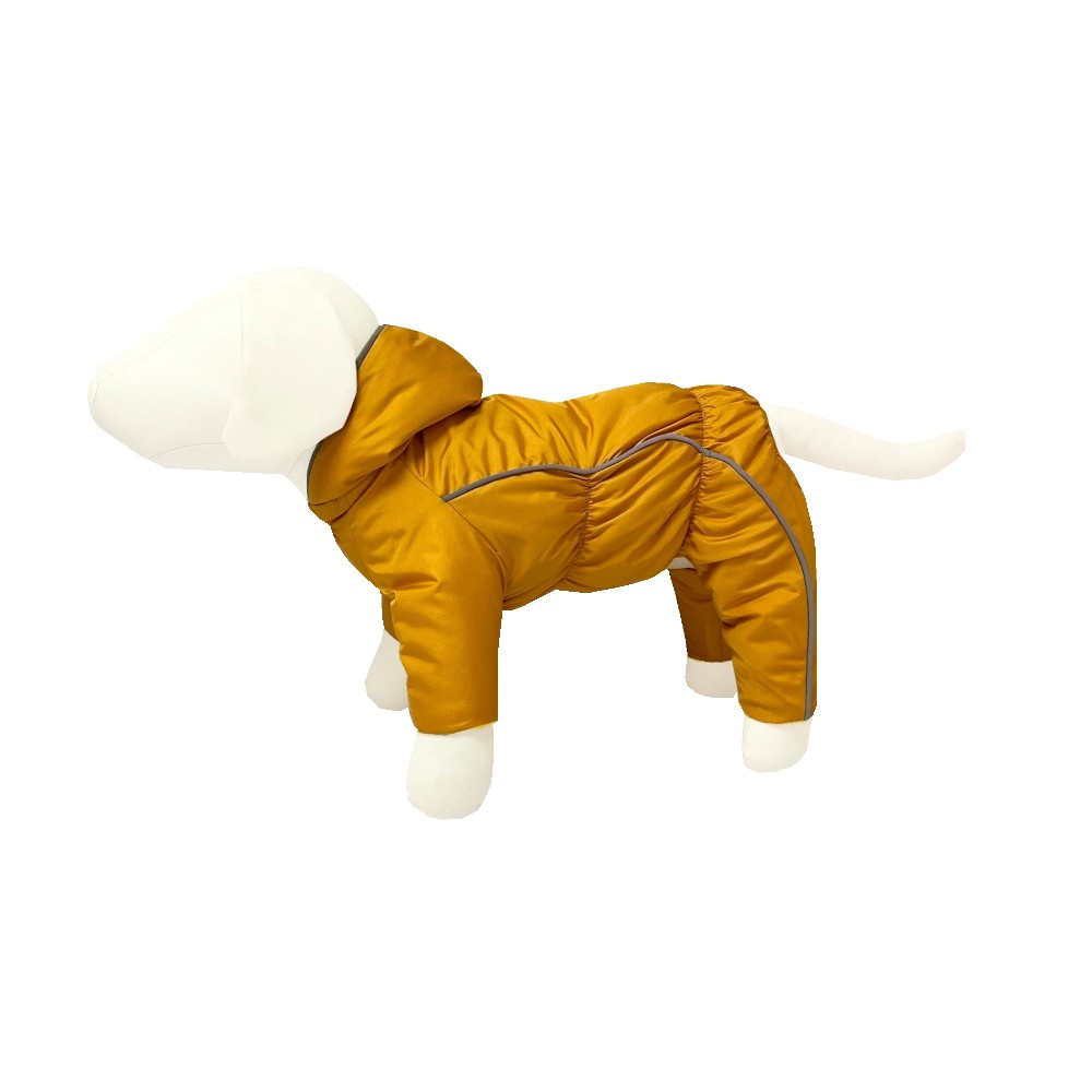 Комбинезон для собак OSSO-Fashion на синтепоне 32 (девочка) горчичный фото