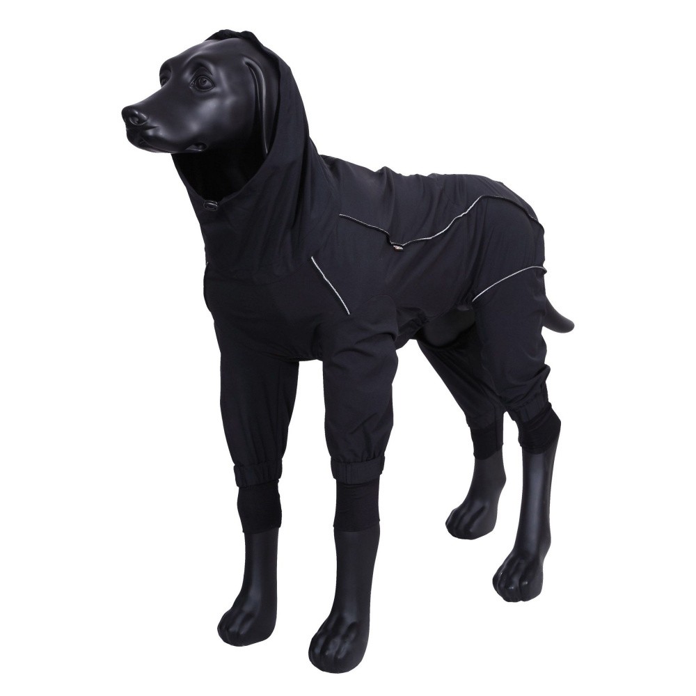 Комбинезон для собак RUKKA Protect overall 2.0 Размер 35см M черный комбинезон для собак rukka thermal overall черный 40см