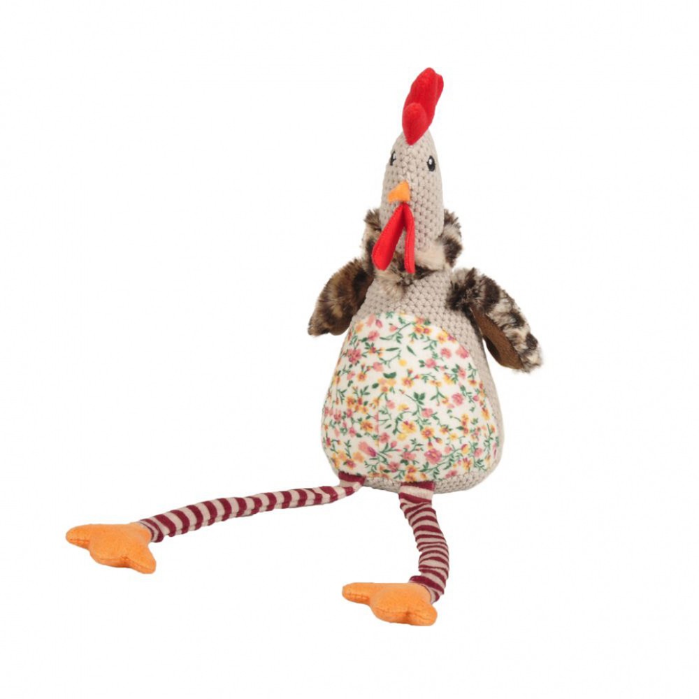 Игрушка для собак FLAMINGO Macy Цыпленок с пищалкой 24см игрушка karlie flamingo гиппопотам для собак плюш