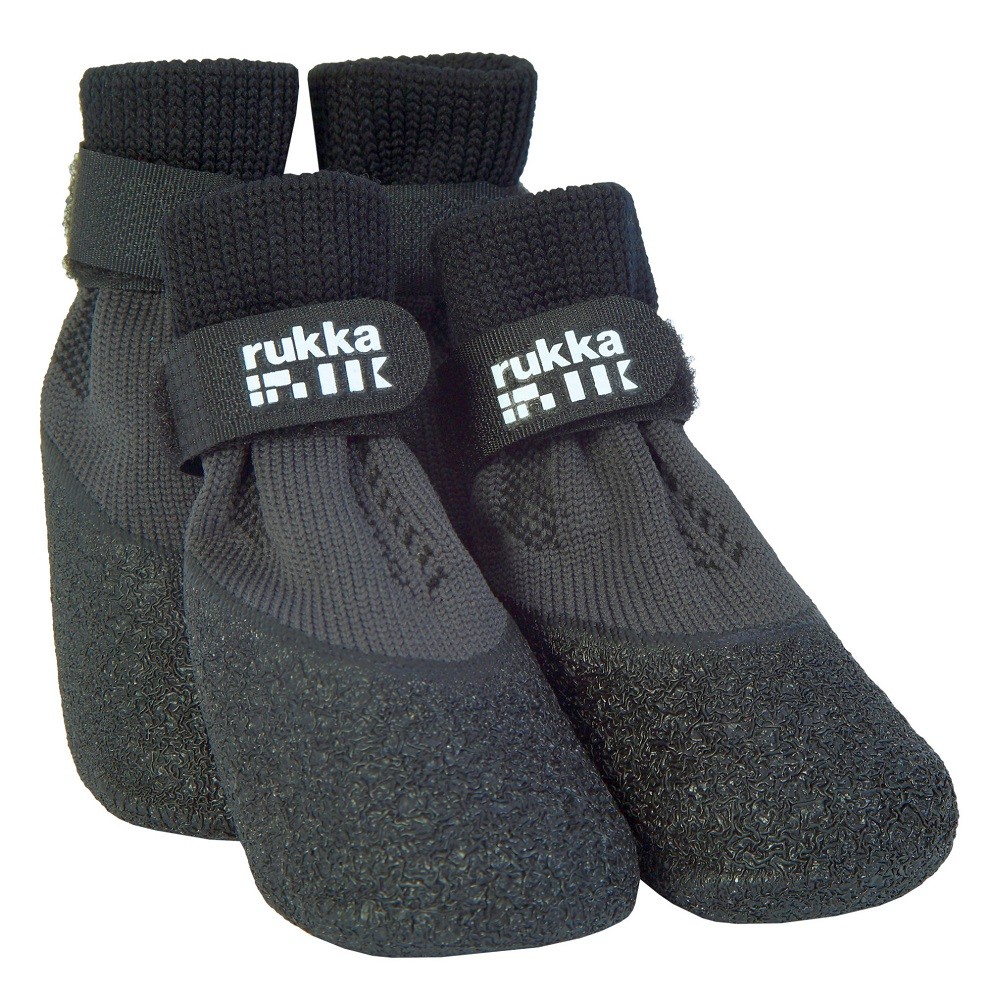 Носки для собак RUKKA Pets Sock Shoes Черный Размер 2 обувь для собак rukka winter termal shoes 4 4шт черный