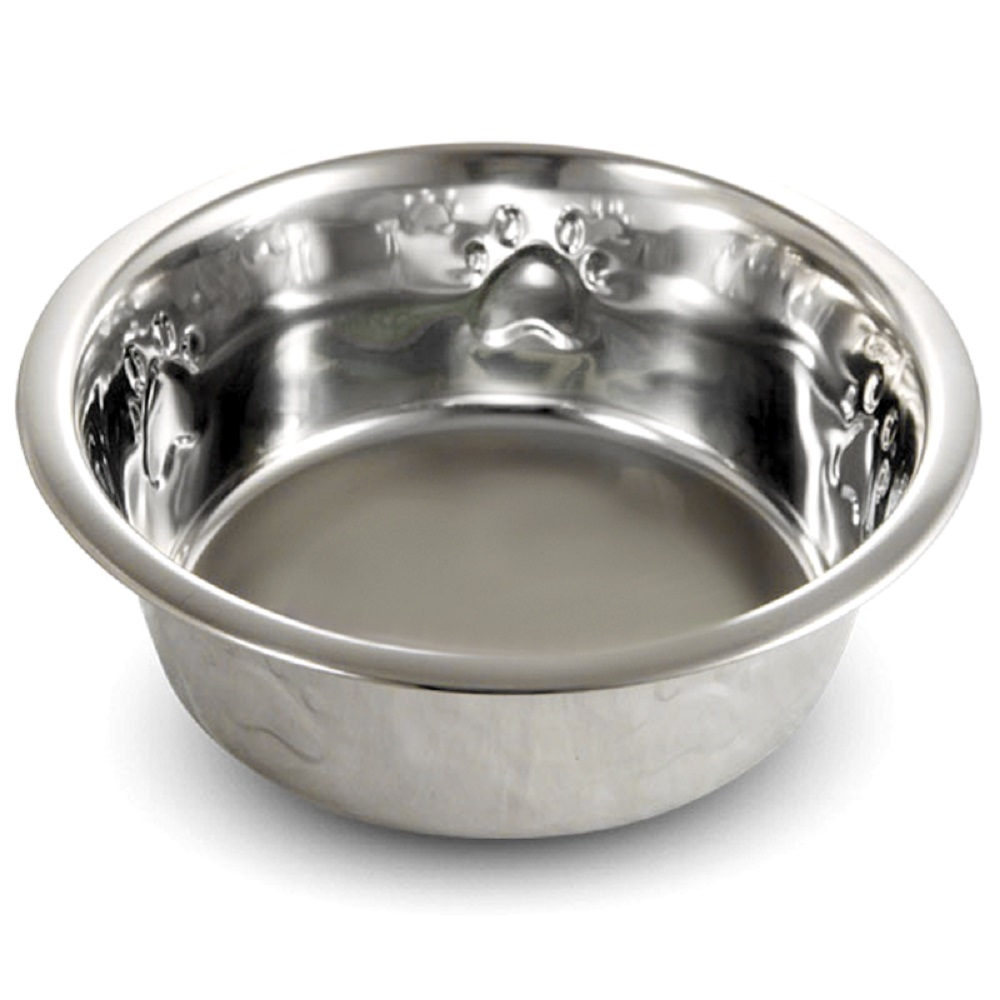 Миска для животных TRIOL металлическая с тиснением 200мл 133₽