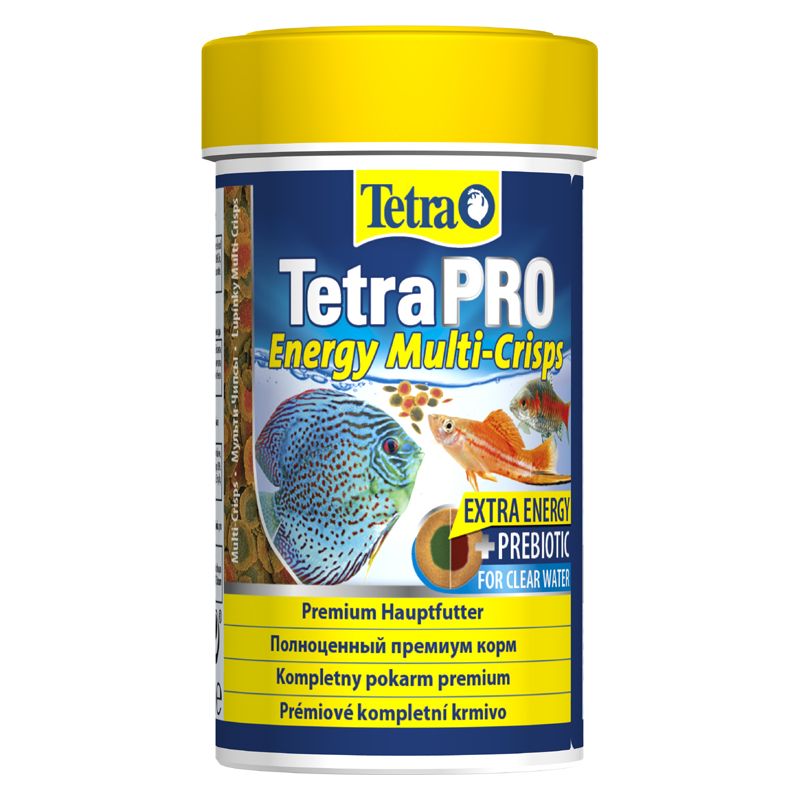 Корм для рыб TETRA PRO Energy корм-чипсы для всех видов рыб для доп.энергии 100мл tetra корма tetra корма корм для всех видов тропических рыб чипсы 55 г