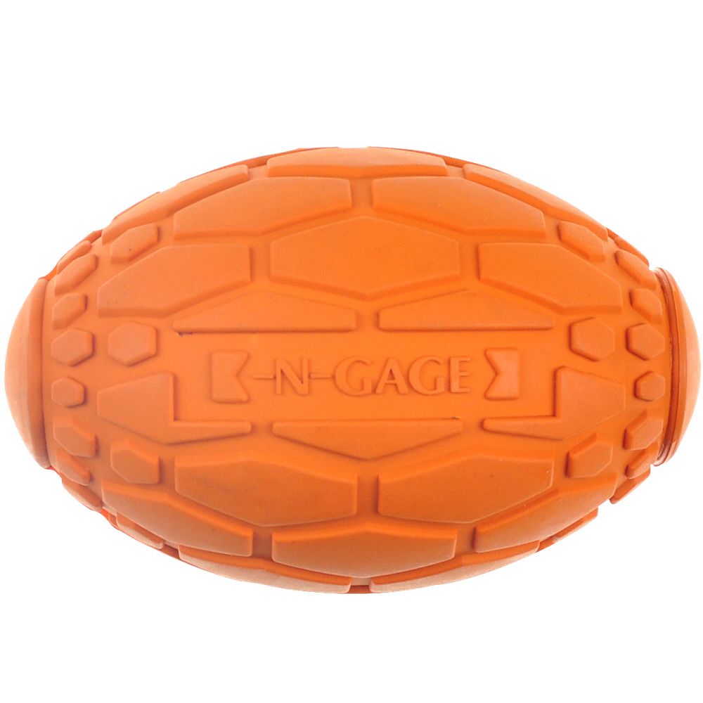 Игрушка для собак CHOMPER N-Gage Мяч регби суперпрочный из резины 12,5см