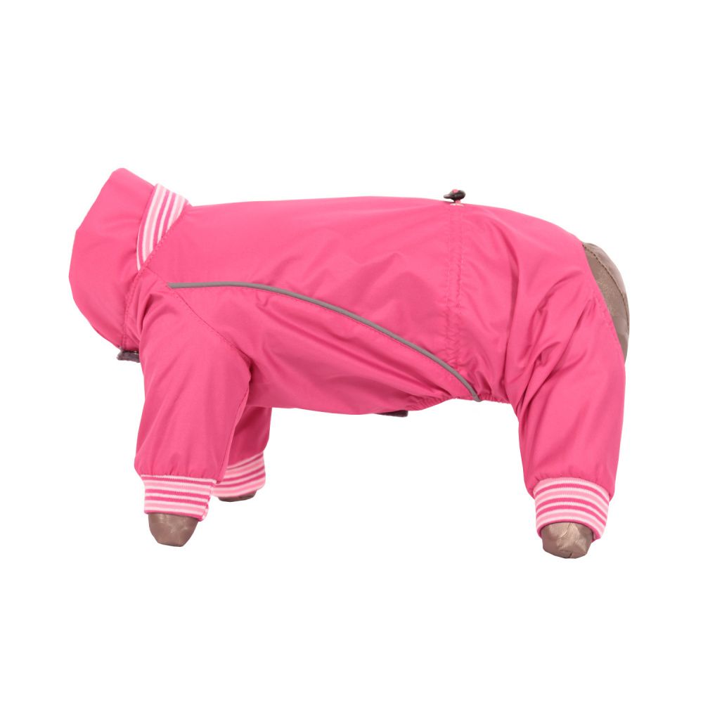Комбинезон для собак YORIKI Малиновый рассвет унисекс р. XL 32см футболка для собак yoriki слоники унисекс размер м