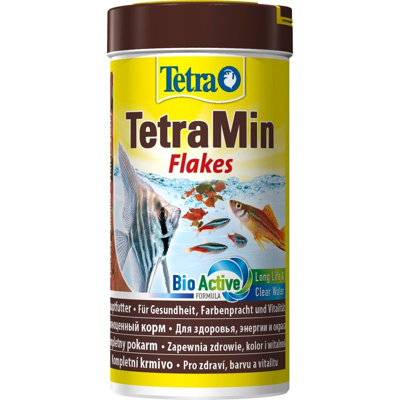 Корм для рыб TETRA Min для всех видов рыб в виде хлопьев 250мл корм tetra min для всех видов рыб в виде хлопьев 1 л