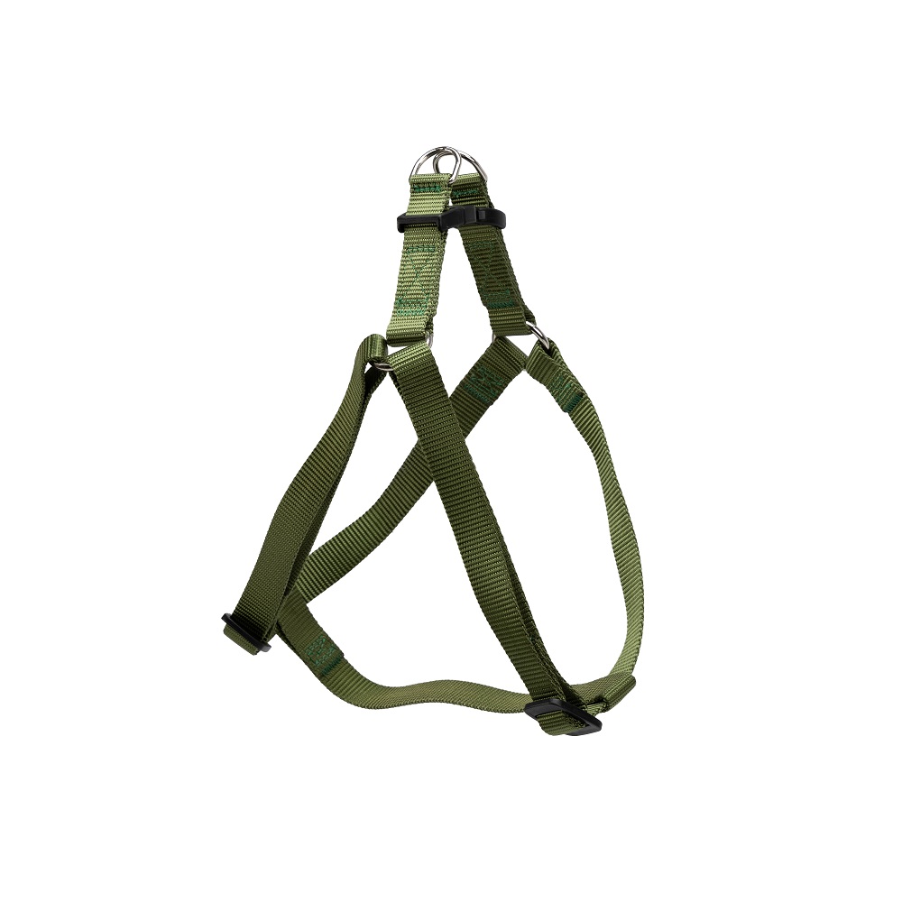 Шлейка для собак FERPLAST Easy M регулируемая и легко одеваемая тёмно-зелёная 945₽