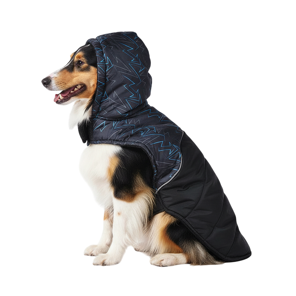 Попона для собак Foxie Bright sparks серая р L длина спины 40см обхват груди 57-63см 799₽