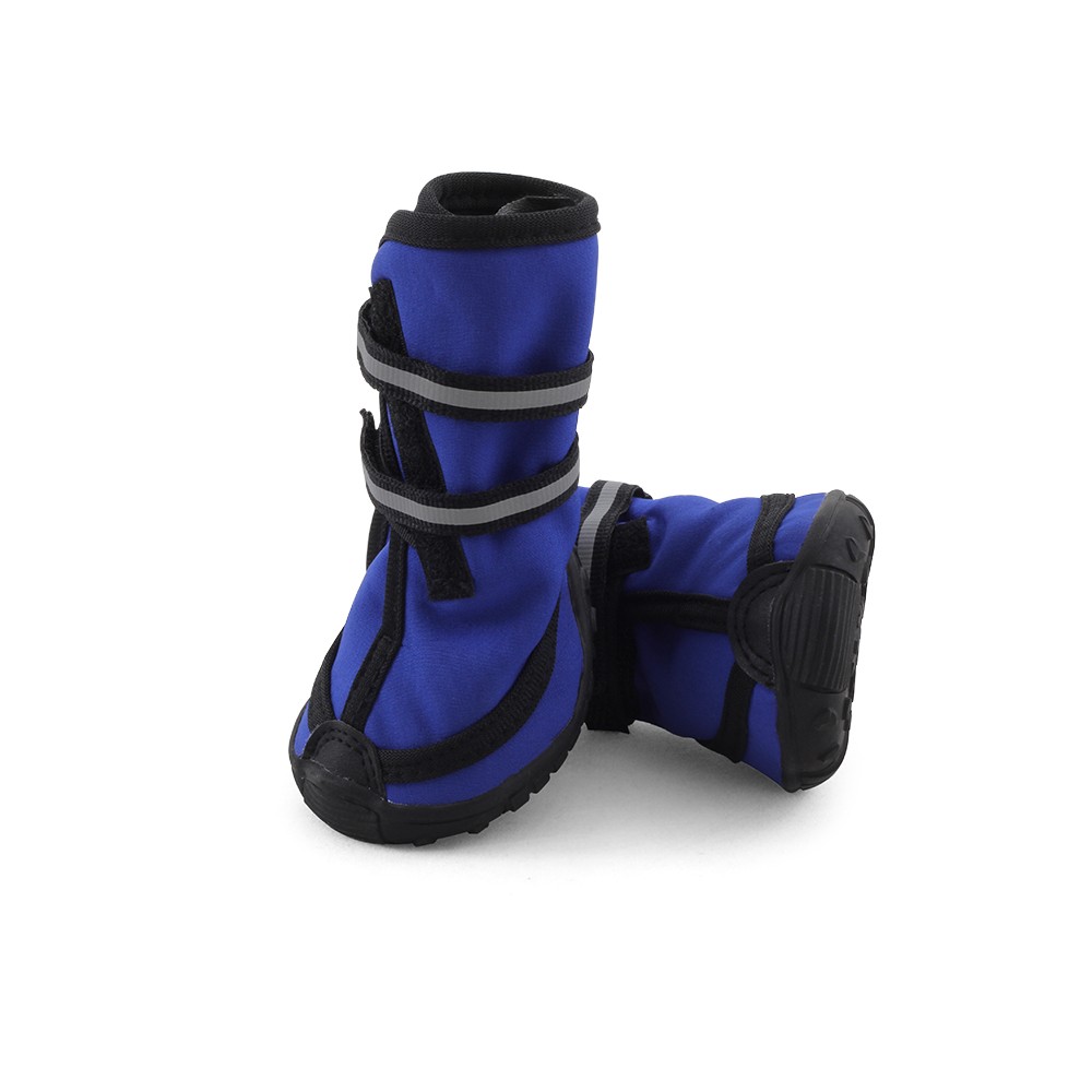 Ботинки для собак TRIOL YXS137-XS синие 45х45х55мм (уп.4шт.) ботинки для собак triol yxs137 xl синие 75х70х85мм уп 4шт