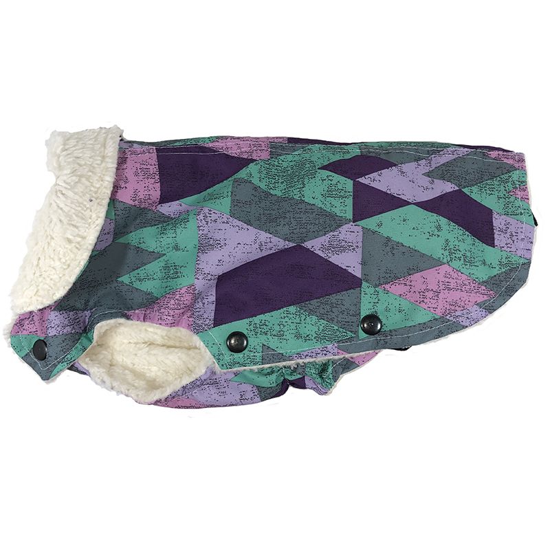 Попона для собак МОХНАТЫЕ УШКИ утепленная Принц размер L 28 см