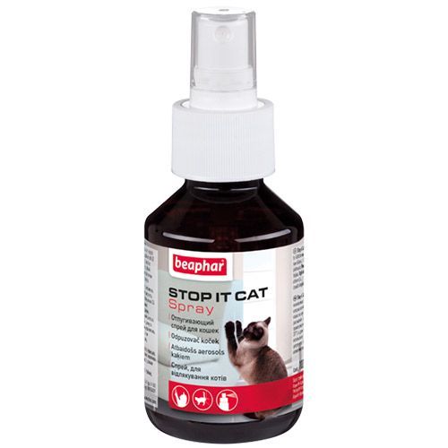 Спрей для кошек Beaphar Cat Fernhalte отпугивающий 100мл beaphar eye cleaner 50ml