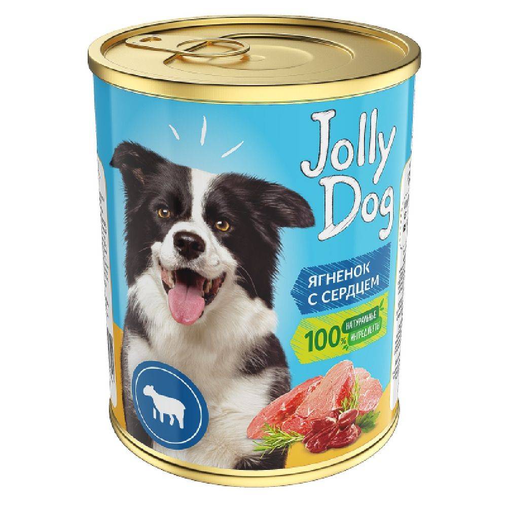 Корм для собак Зоогурман Jolly Dog говядина с кроликом банка 350г