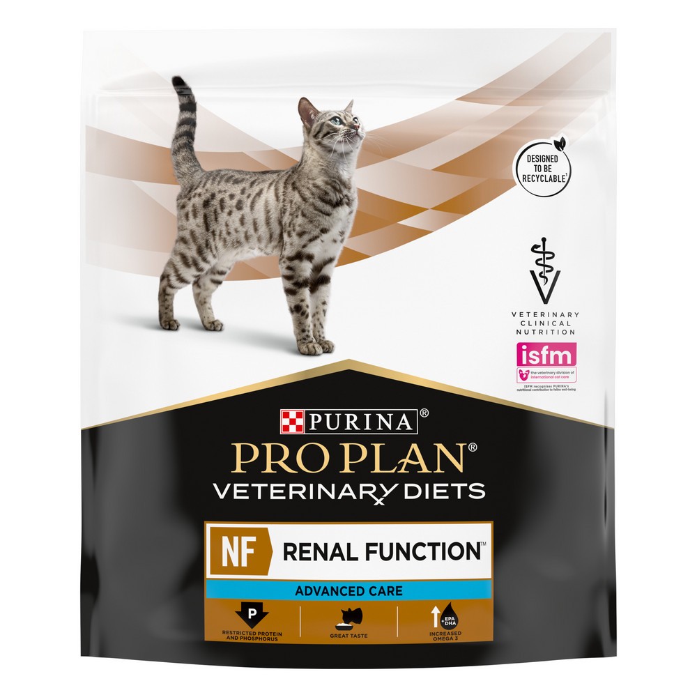 Корм для кошек Pro Plan Veterinary Diets NF при хронической болезни почек advanced care сух. 350г pro plan veterinary diets dm влажный корм для кошек при диабете с говядиной 85 кг
