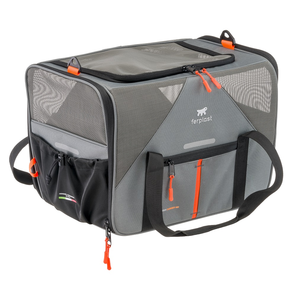 Сумка-переноска для собак и кошек FERPLAST Voyager 350 полиэстр серая 7970₽