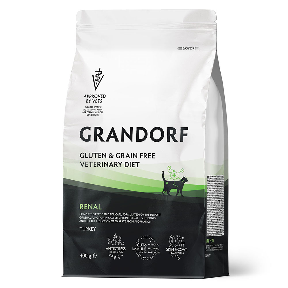 Корм для кошек GRANDORF VET ERINARY DIET Cat Renal сух 400г 1121₽