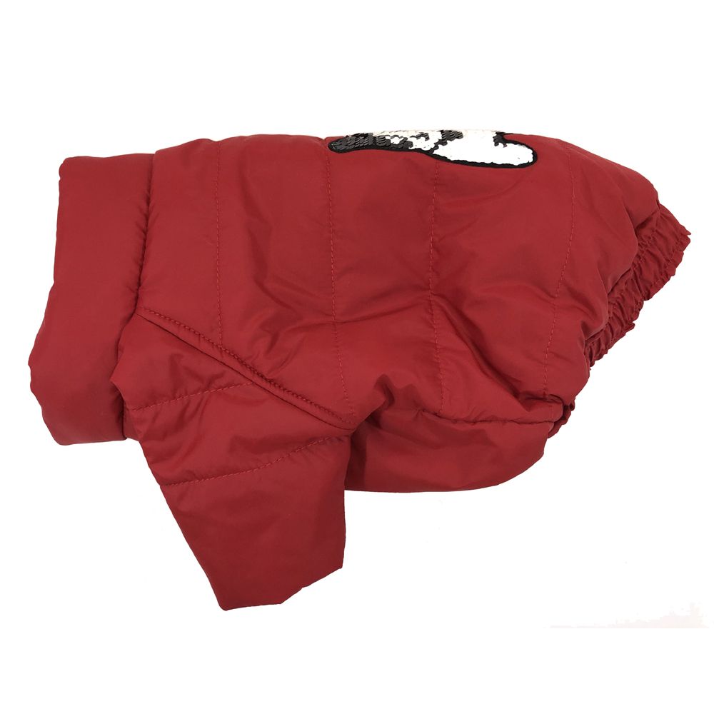 Куртка для собак МОХНАТЫЕ УШКИ стеганая с декором M 26 см