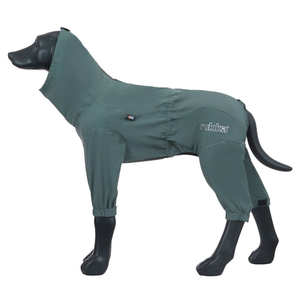 Комбинезон для собак RUKKA Pets Protect зеленый р-р 50 XL комбинезон для собак rukka pets protect желтый р р 35 m