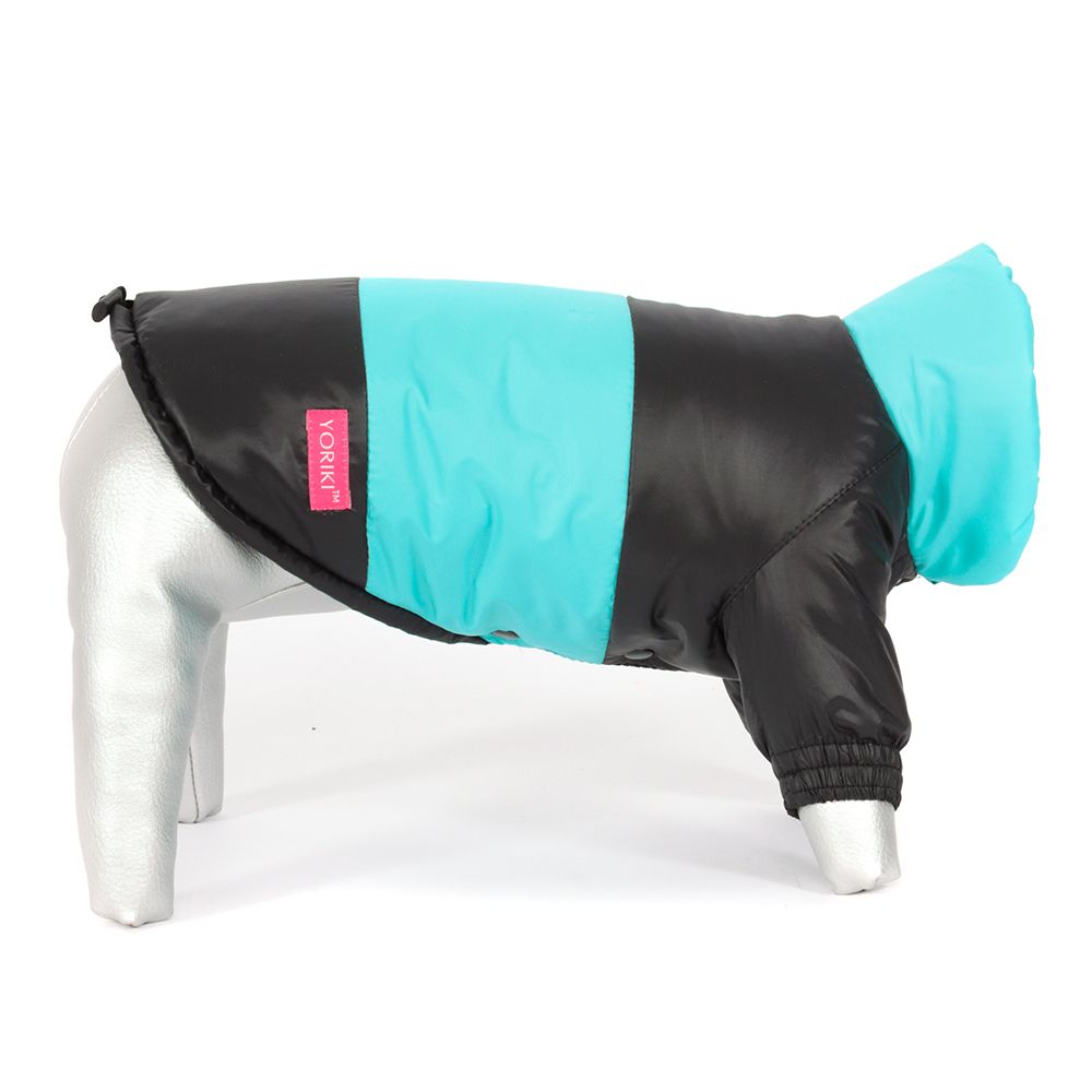 Куртка для собак YORIKI Голубой топаз унисекс р. XL, 32см