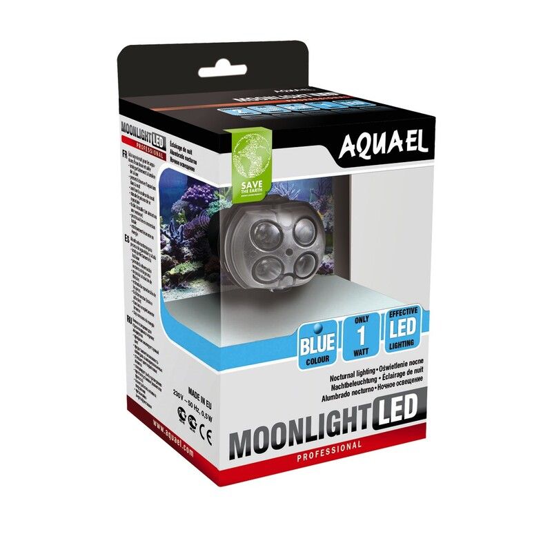 Светильник для аквариума AQUAEL MOONLIGHT LED для создания эффекта "лунного света" 1W черный