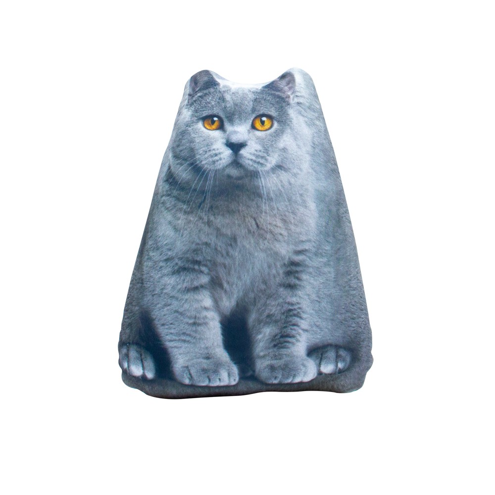 мягкая игрушка кот куб 30см Игрушка-антистресс БЕТХОВЕН Серый кот 30см