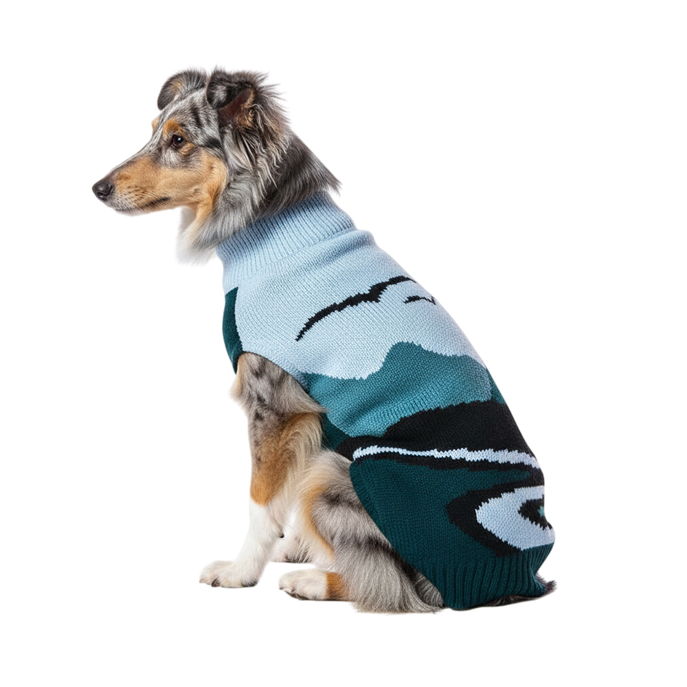 Свитер для собак Foxie Mountains разноцветный р. M (длина спины 35см, обхват груди 44-48см)