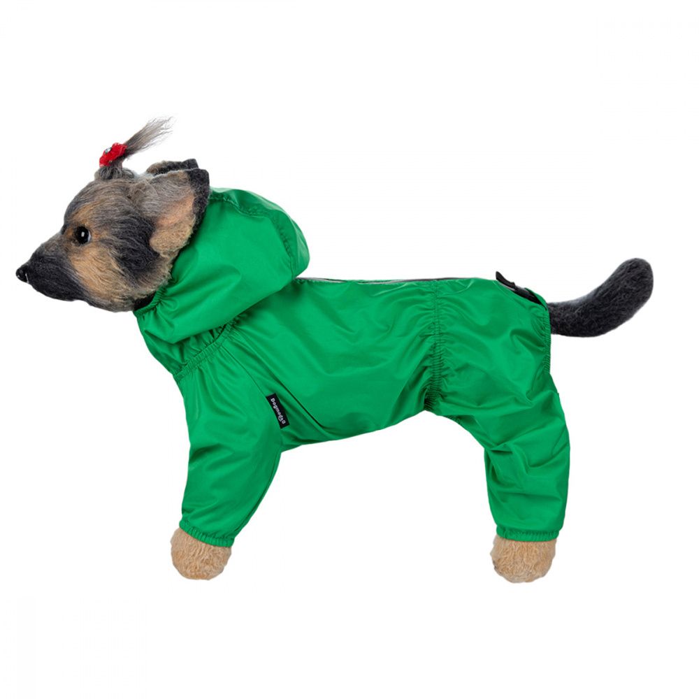 Дождевик для собак Dogmoda зеленый унисекс-5 брелок для собак ripoma зеленый