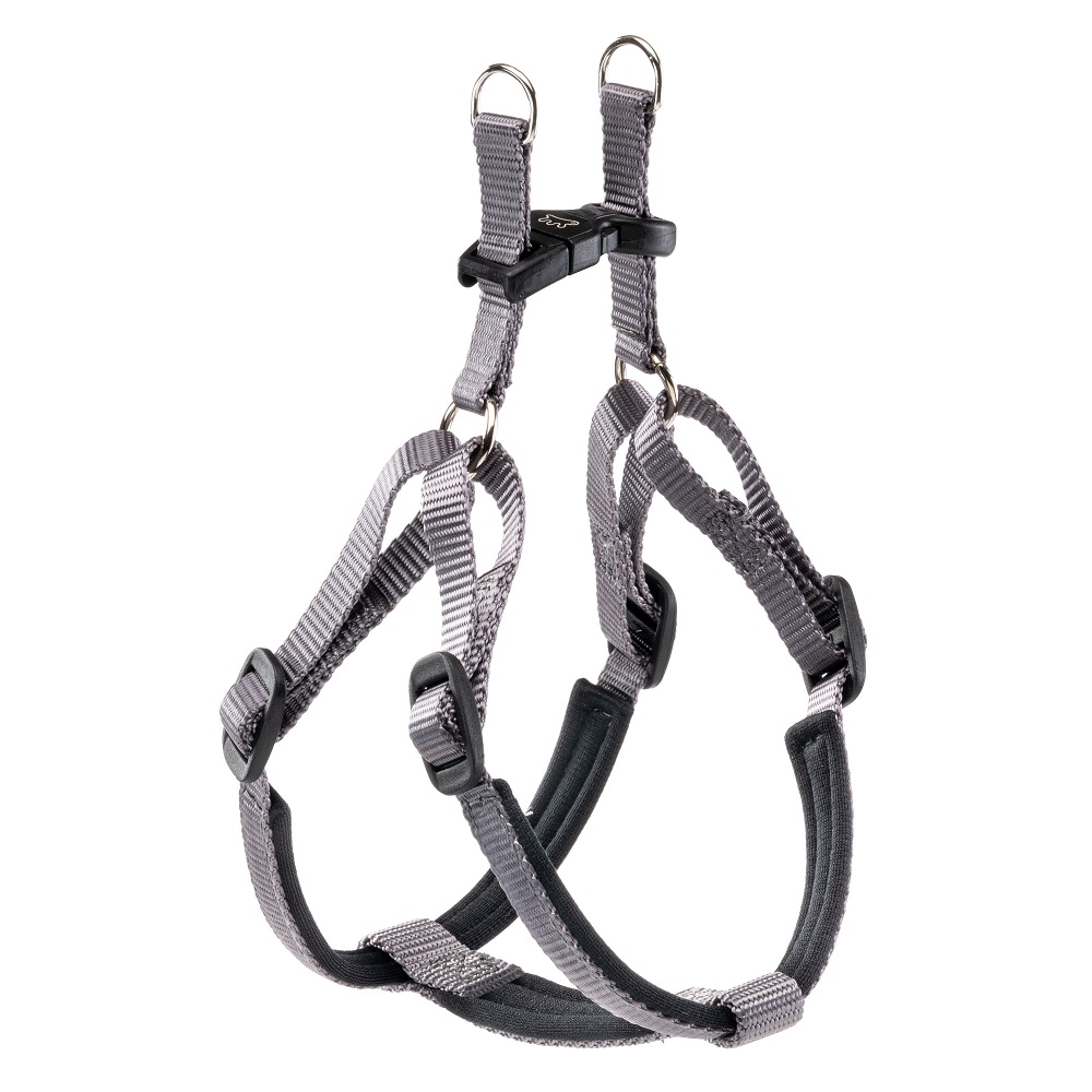 Шлейка для собак FERPLAST Daytona S с мягкой подкладкой тёмно-серая 1297₽