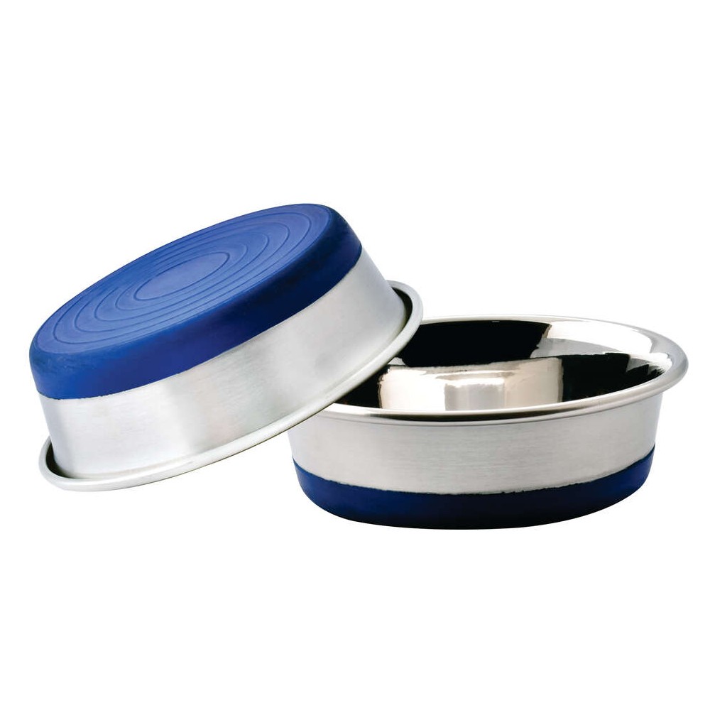 Миска для животных Foxie Heavy Premium утяжеленная металлическая 17х17х6,5cм 1л