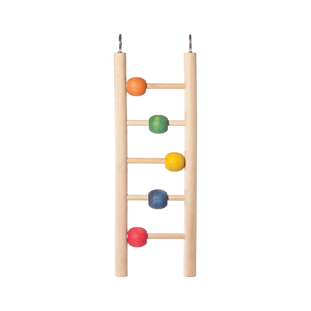 Игрушка для птиц TRIOL Лестница с шариками 23,5х7см игрушка для птиц triol веселый обруч 24х7 5см